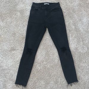 Black PacSun high rise ripped jeggings
